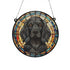 Cocker Spaniel Black Stained Glass Effect Suncatcher
